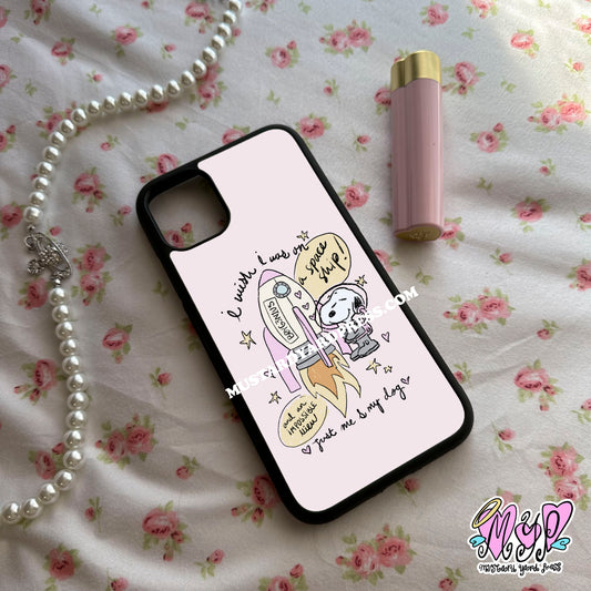 me and dog phone case