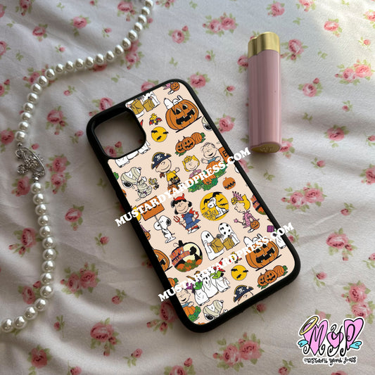 halloween dog stickers phone case