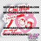 wish heart mini sticker