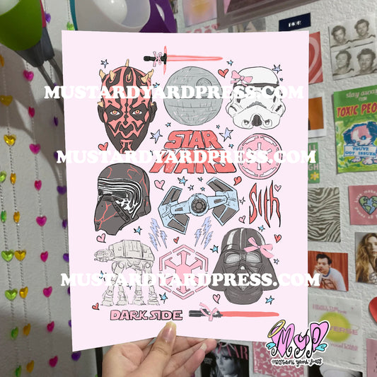 dark doodles poster