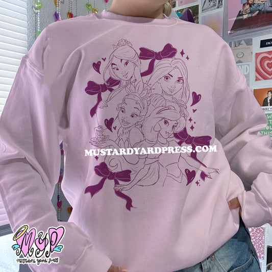 princess sketch crewneck