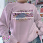 greetings from galaxy crewneck