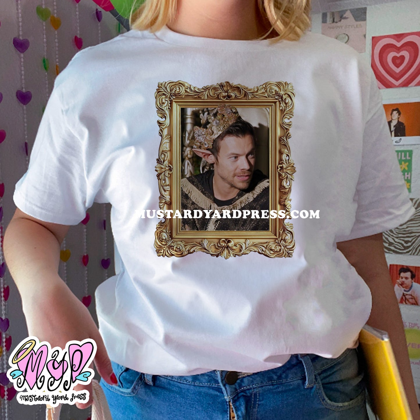 harry elf prince frame t-shirt