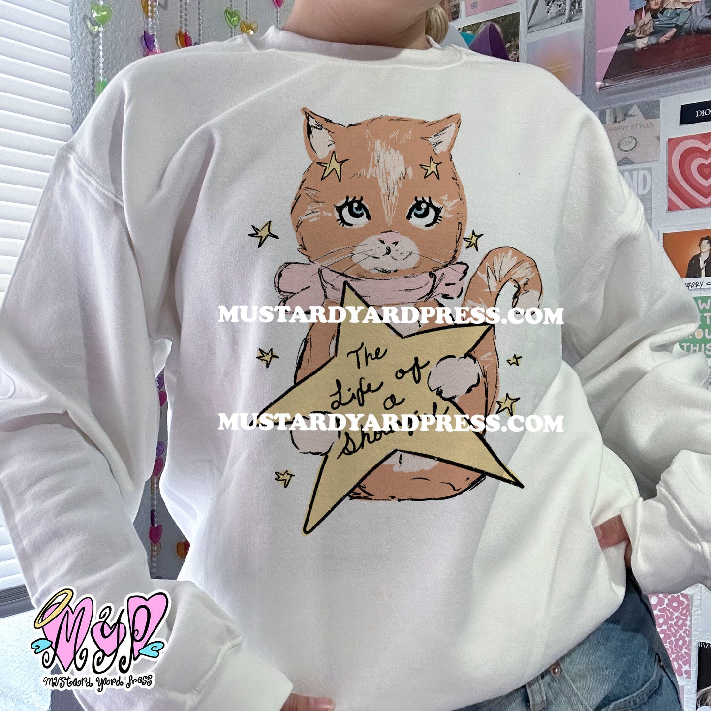 show life cat crewneck