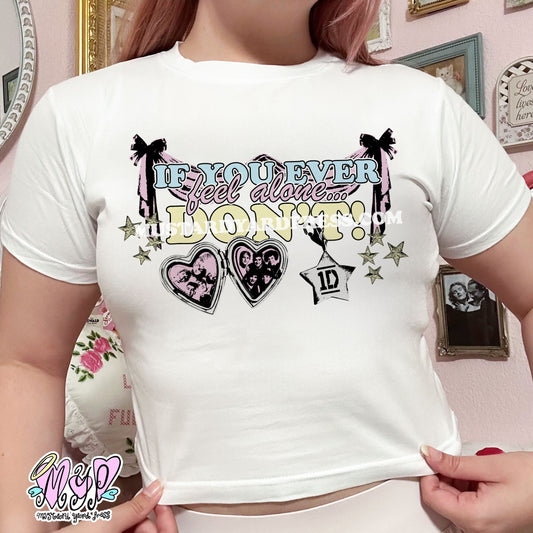 alone baby tee