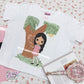 sad girl doll baby tee