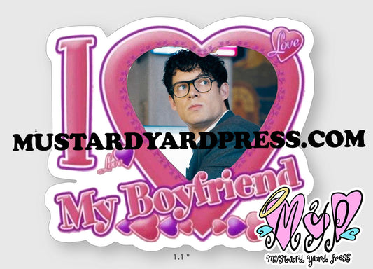 i love my bf mini sticker