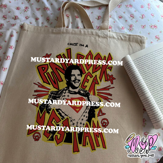 punk tote bag