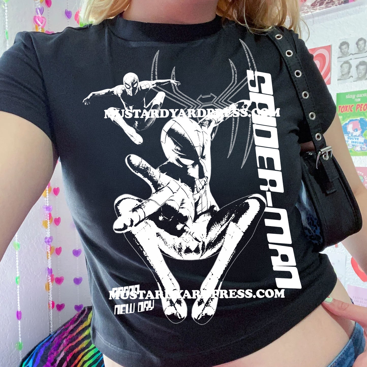 new peter collage baby tee