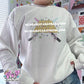 galaxy coquette logo crewneck
