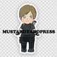 leon angel mini sticker