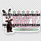 silent logo mini sticker