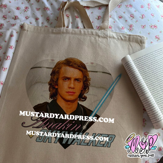 ani heart tote bag