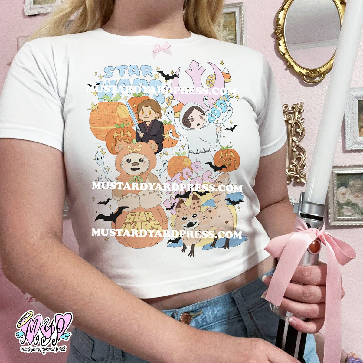 galaxy halloween baby tee