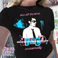 kiss disco collage baby tee