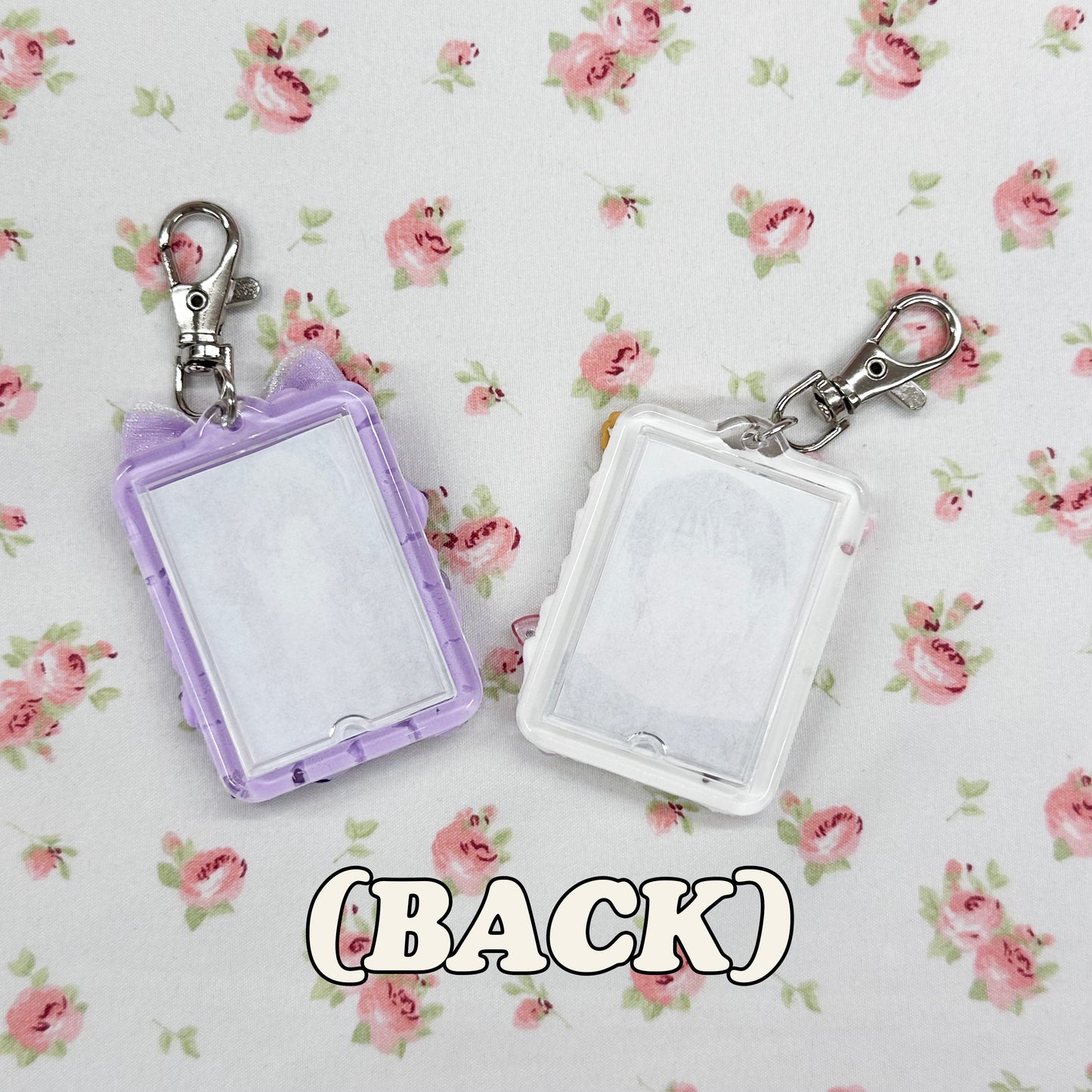 custom sweet deco photo keychain