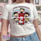 boyband cat heart lace baby tee