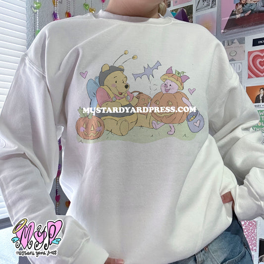 bear halloween crewneck