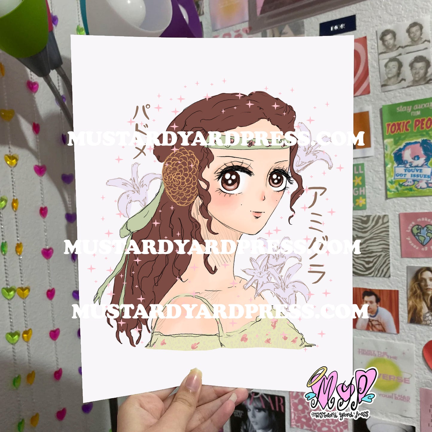 anime style queen poster