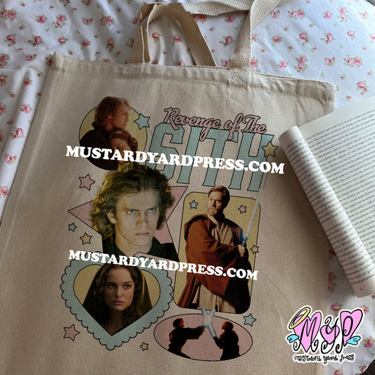 revenge poster tote bag