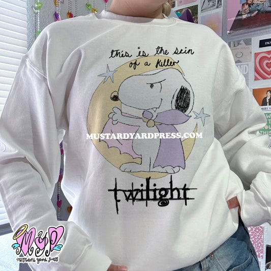 twilight dog crewneck