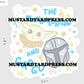 father and son mini sticker