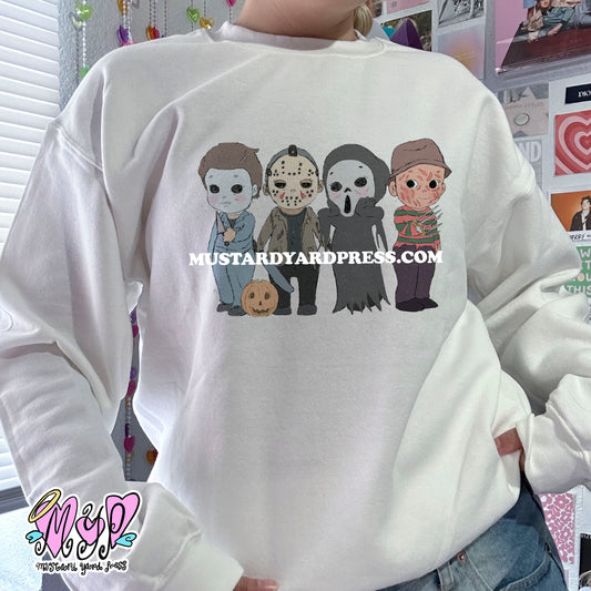 slasher icons kewpie crewneck