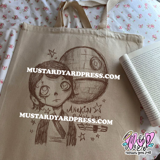 ani sketch tote bag