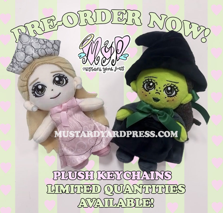 *PREORDER* green witch keychain plushie