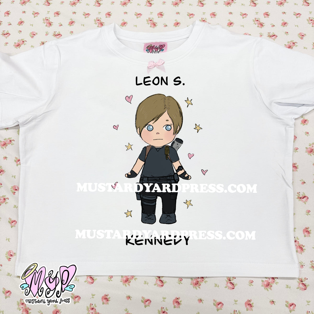 leon angel baby tee