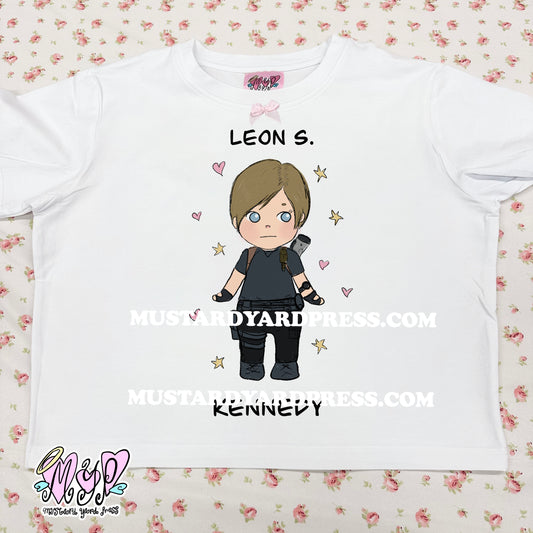 leon angel baby tee