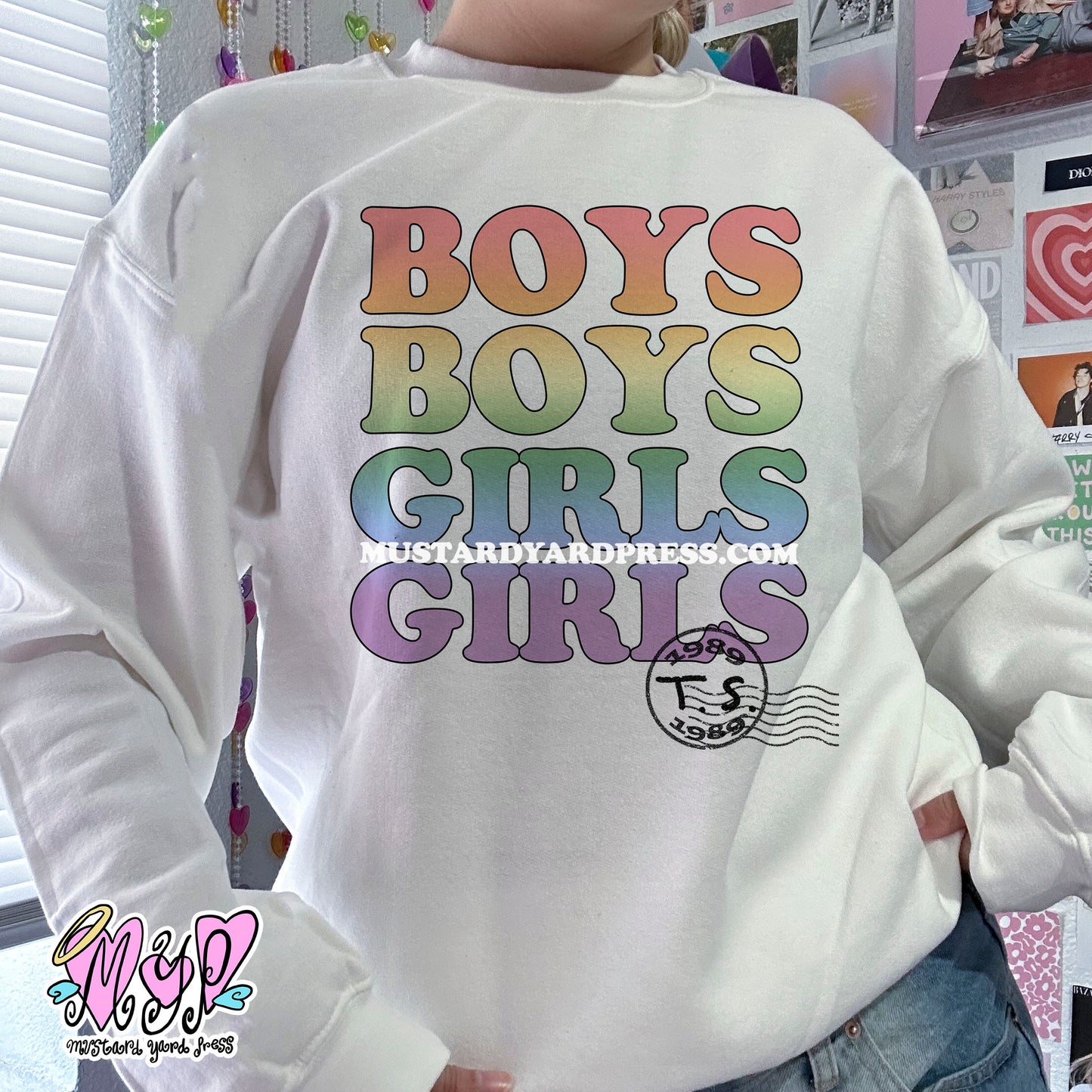 boys and girls crewneck