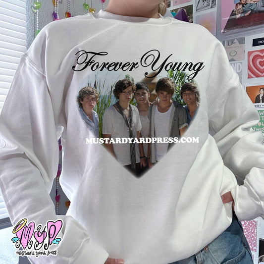 forever young crewneck