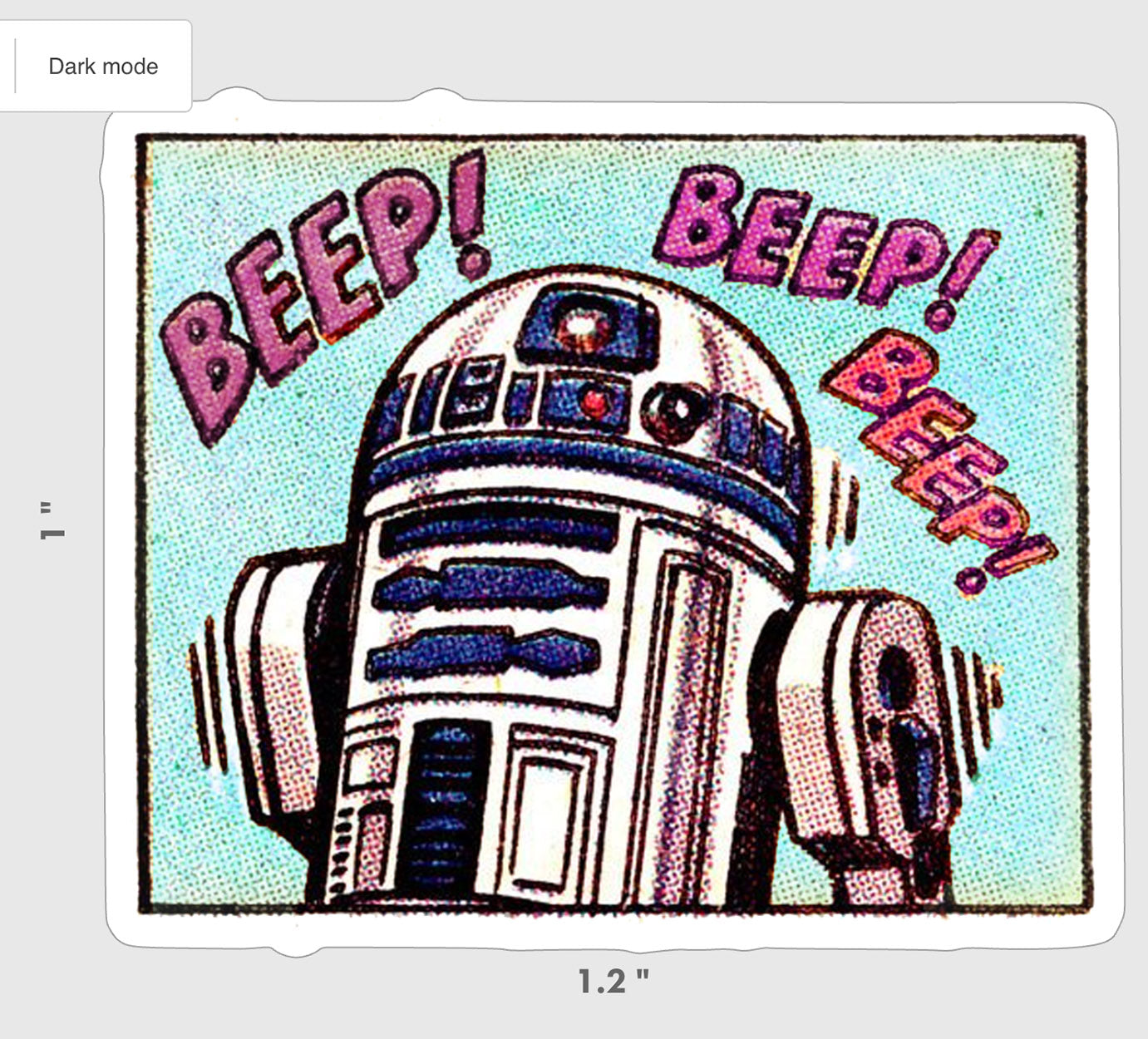 beep mini sticker