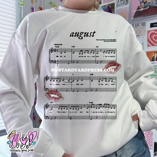 august notes crewneck