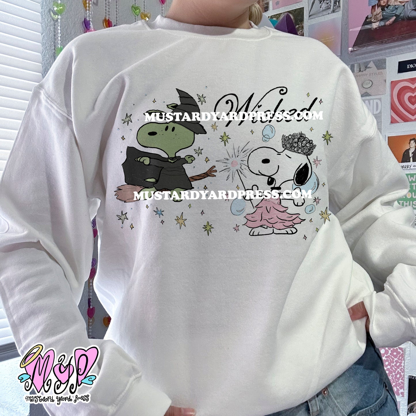 dog witches crewneck