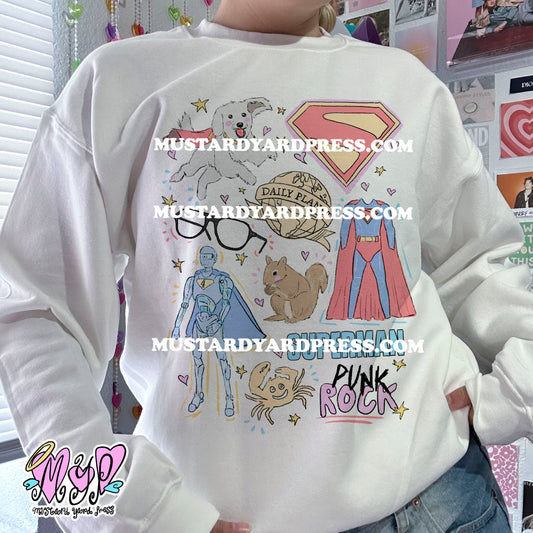super doodles crewneck