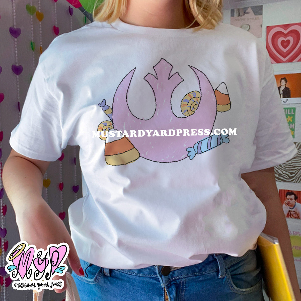 candy symbol t-shirt