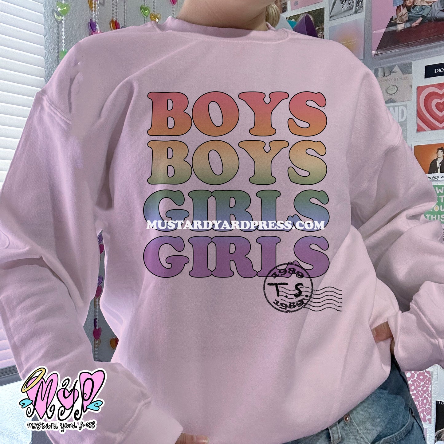 boys and girls crewneck