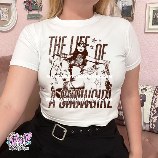 show life stars baby tee