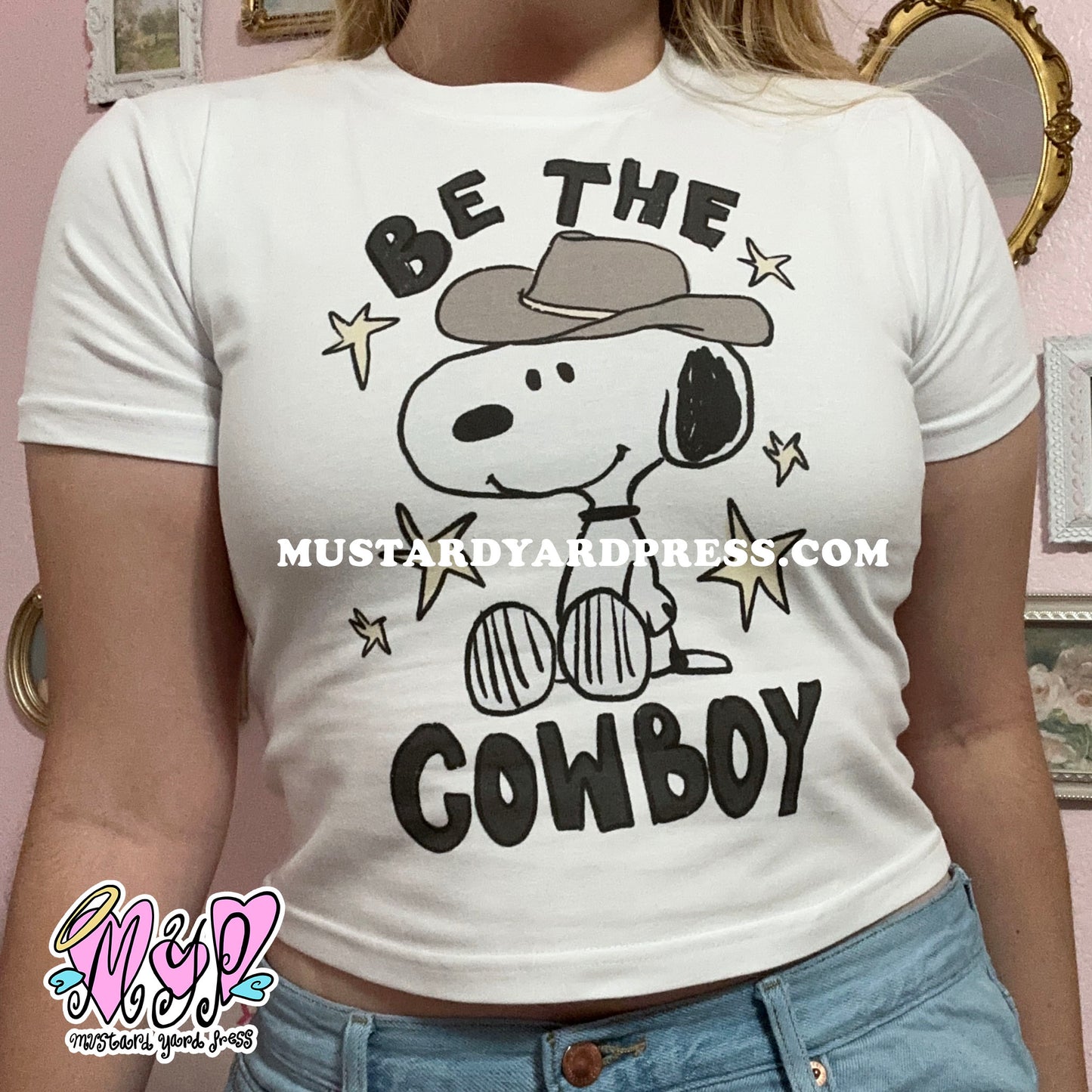 b the cowboy baby tee