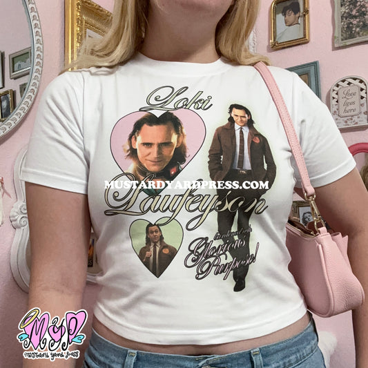 mischievous coquette baby tee