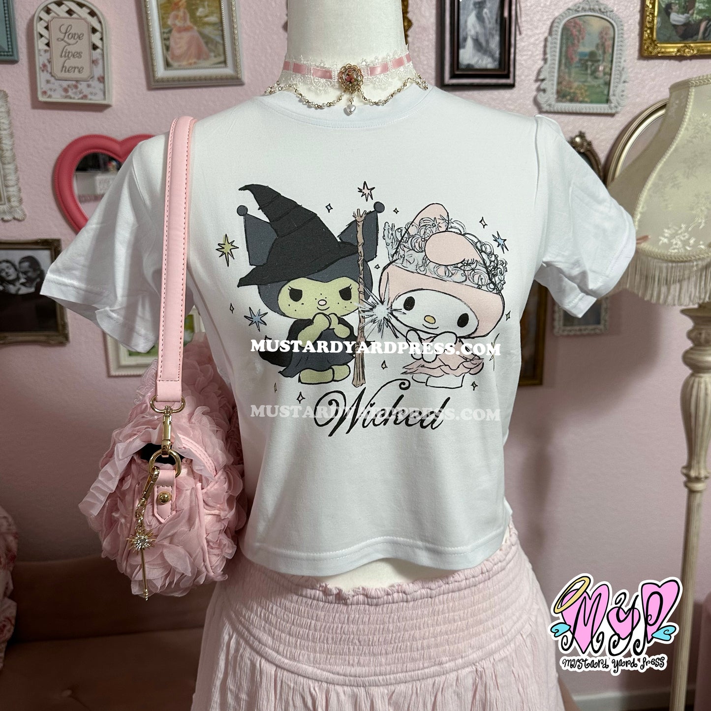 bunny witches baby tee