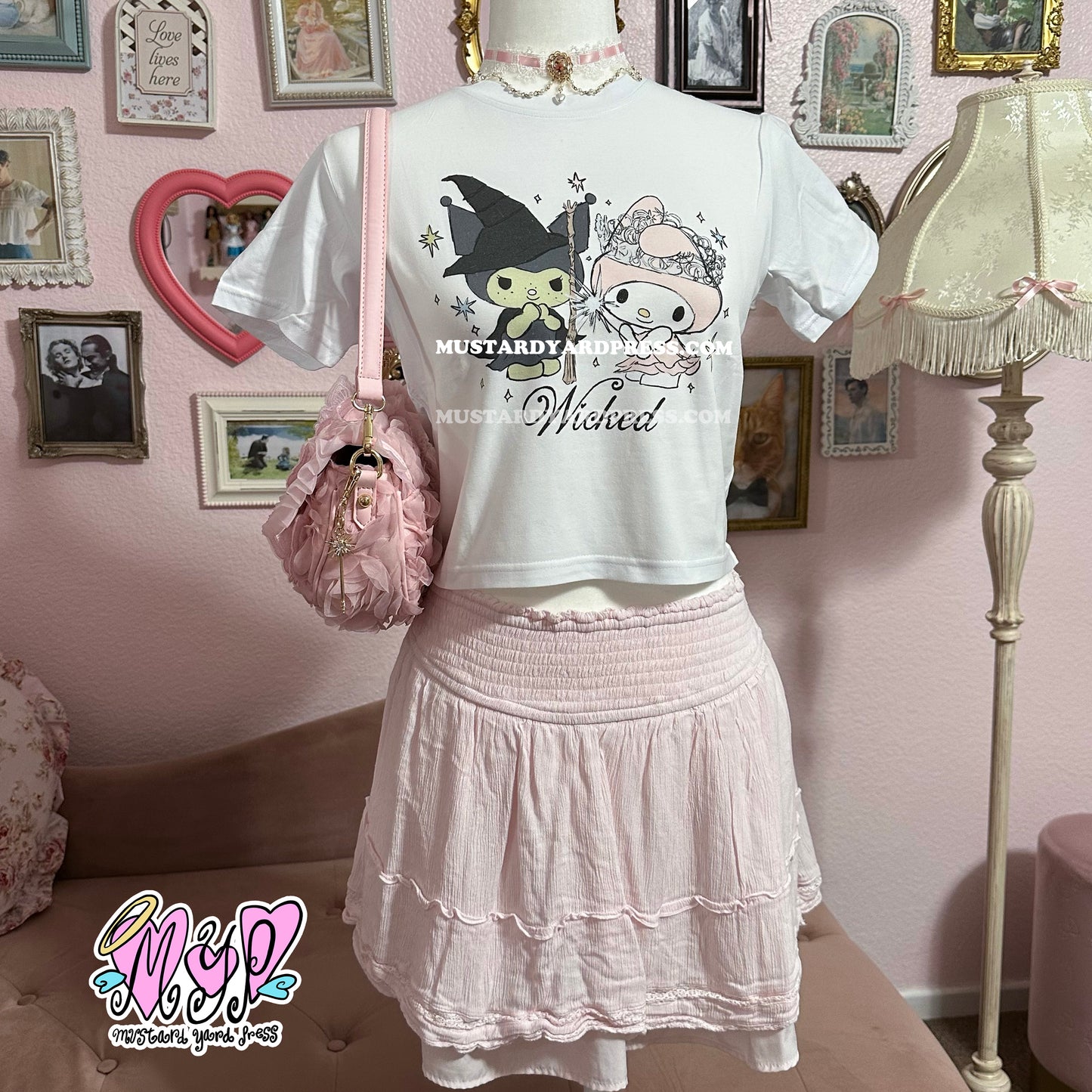 bunny witches baby tee