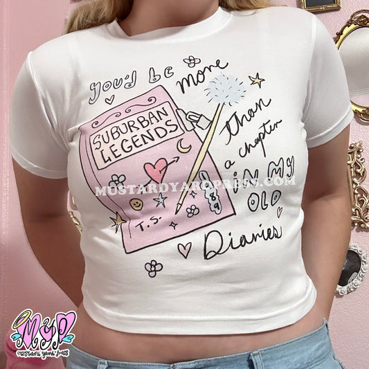 suburban baby tee