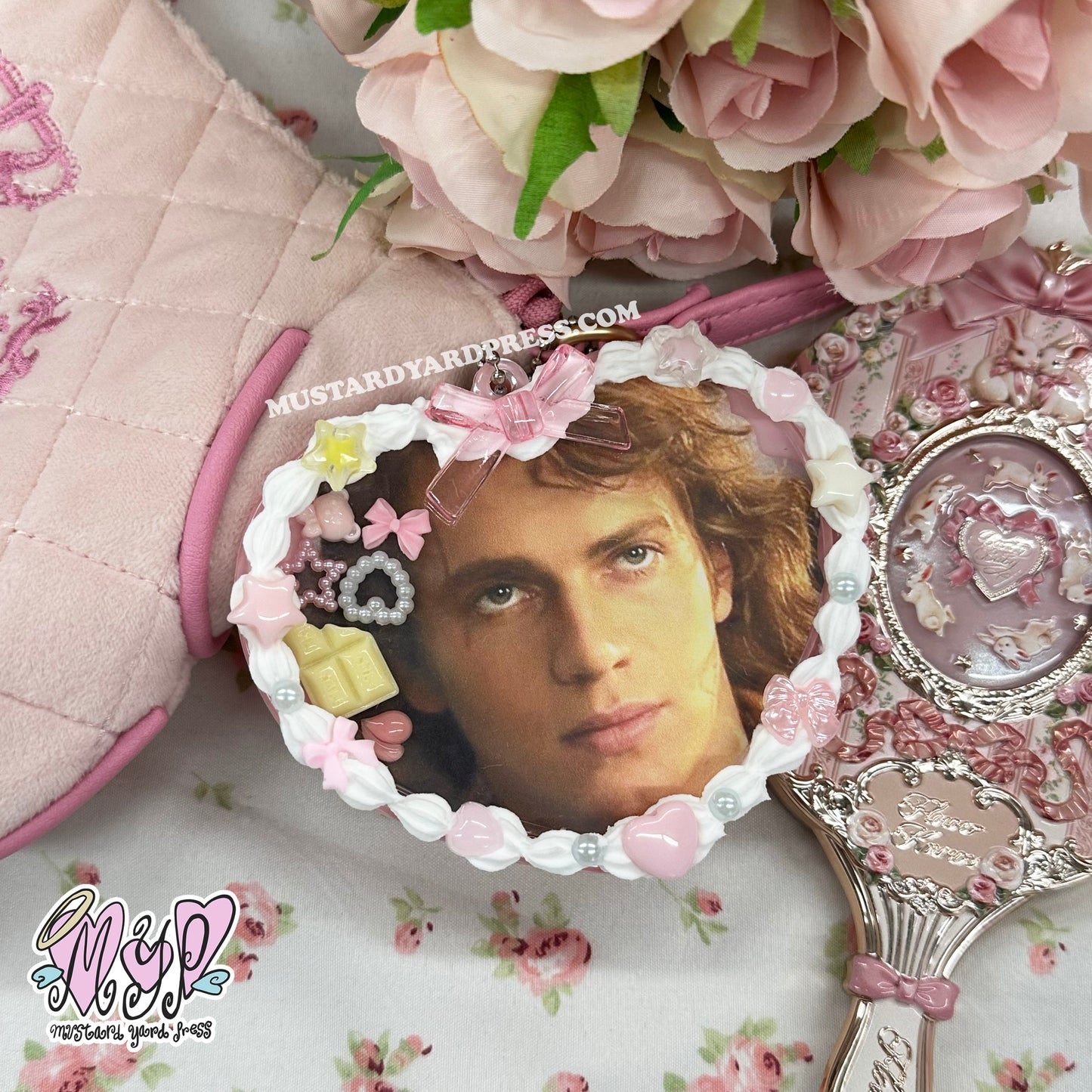 ani sweet deco heart keychain