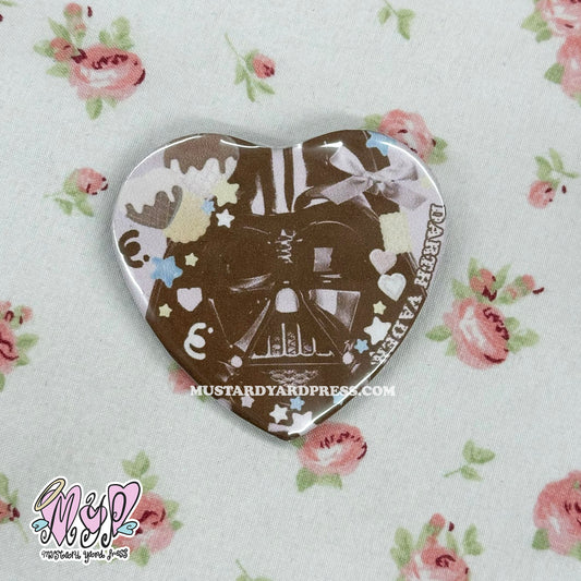 dark ani heart shaped pin