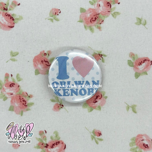 i love master button pin