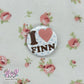 i love finn button pin