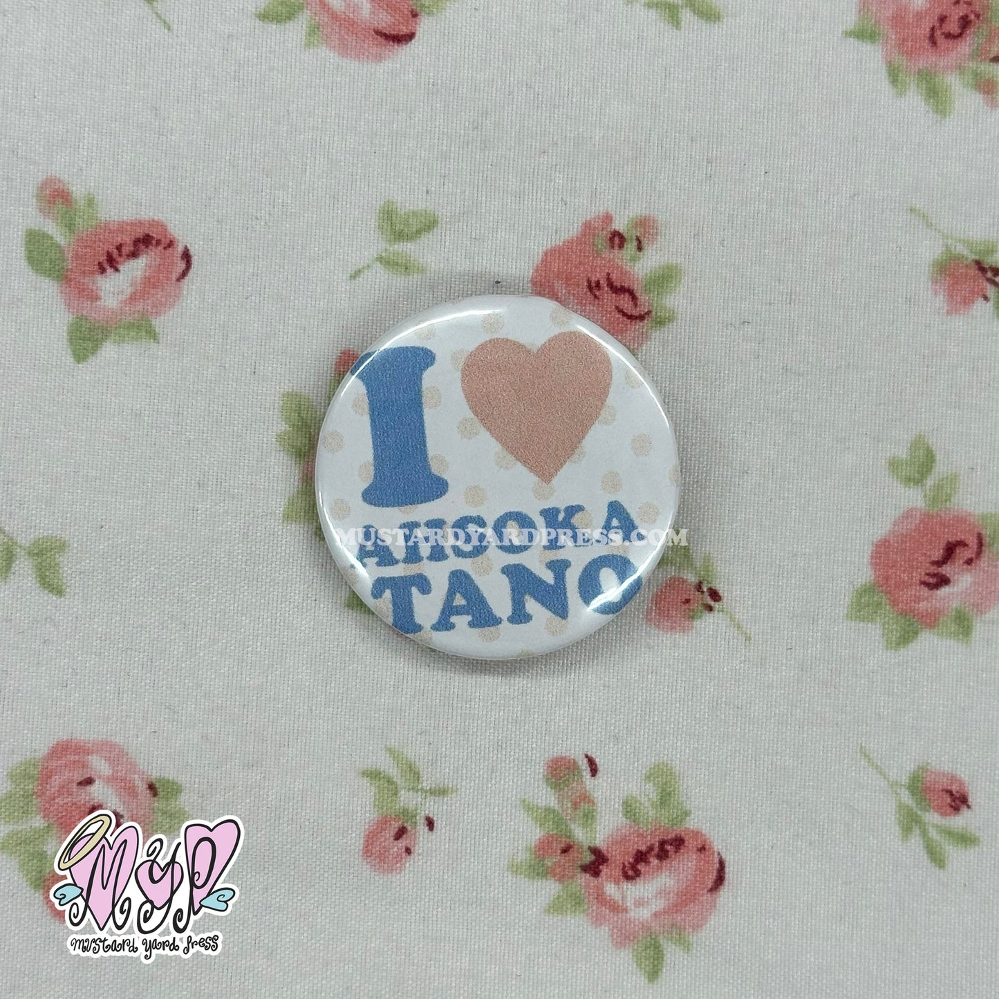 i love snips button pin